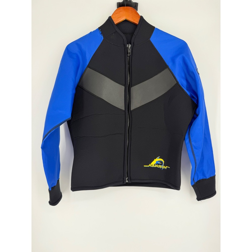 Aquaskin Mens Wetsuit Top Medium Surfing Diving Scuba Snorkeling Kayaking Paddle